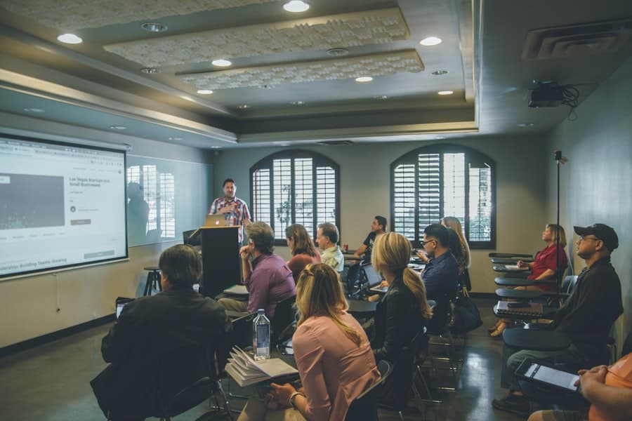 Interactive classroom session